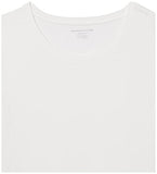 Amazon Essentials Women's Classic-Fit Short-Sleeve Crewneck T-Shirt, Pack of 2, Black/White