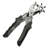 General Tools Revolving Punch Pliers - 6 Multi-Hole Sizes for Leather, Rubber, & Plastic - Hobbies & Crafts