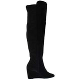 ZIGI SOHO Womens Heide Almond Toe Knee High Fashion Boots, Black, Size 7.0