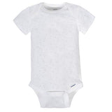 Gerber Baby 8-Pack Short Sleeve Onesies Bodysuits, Animals Green, 0-3 Months