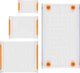 Fiskars 106150-1001 Clear Stamp Block Set (4 Piece) , White