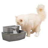 PetSafe Drinkwell Multi-Tier Pet Fountain - Automatic Dog or Cat Water Fountain - Fresh, Flowing 100 oz Capacity Water Dispenser - Great for Senior Pets - Dishwasher Safe - Filters Included