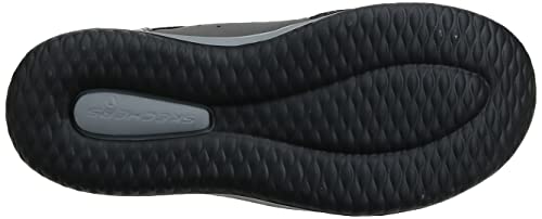 Skechers Men's Classic Fit-Delson-Camden Sneaker, Black/Grey, 10 M US