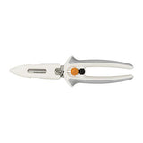 Fiskars Crafts Easy Action PowerCut Snips, 8, White/Gray