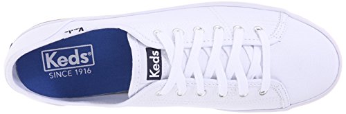 Keds Women's Kickstart Fashion Sneaker,White,8 M US