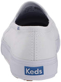 Keds womens Double Decker Canvas Sneaker, White Canvas, 7 US
