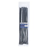 HMROPE 100pcs Cable Zip Ties Heavy Duty 12 Inch, Premium Plastic Wire Ties with 50 Pounds Tensile Strength, Self-Locking Black Nylon Zip Ties for Indoor and Outdoor