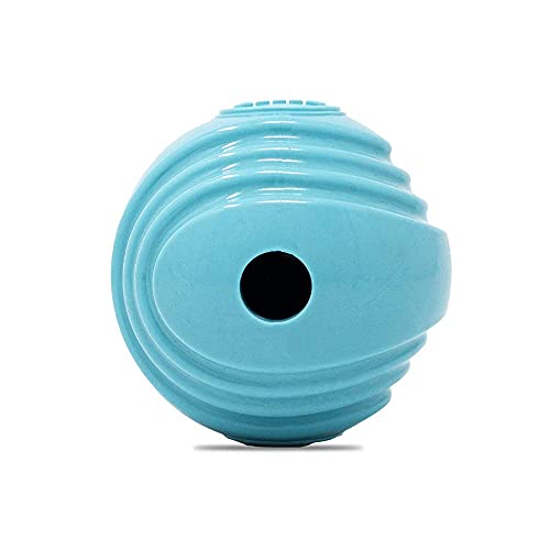 Rocco & Roxie Dog Toys Balls - Tough Nearly Indestructible Toy for All But the Most Aggressive Chewers - Balls for Large and Small Dogs - Made in USA (Powder Blue 4 inch ball)