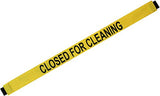 Closed for Cleaning Sign - Nylon Banner with Magnetic Ends