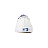 Keds Women's Champion Leather Sneaker, White, 8.5
