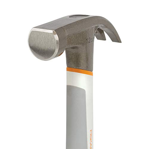 Fiskars Crafts DIY Precision Hammer, 12 oz, White/Gray