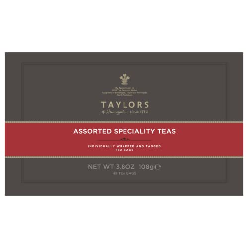 Taylors of Harrogate Assorted Specialty Teas Box , 48 count (Pack of 1)