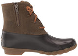 Sperry womens Top-sider Women's Saltwater Rain Boots, Brown/Olive, 9 US