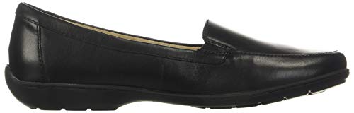 SOUL Naturalizer Women's Kacy Loafer Flat, Black Leather, 9