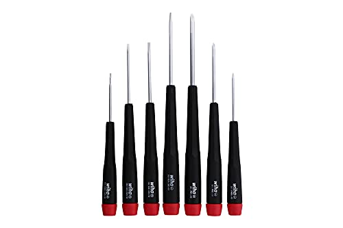 Wiha 26197 7 Piece Precision Slotted and Phillips Screwdriver Set