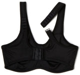 Wacoal womens Full Figure Underwire sports bras, Black, 34DD US