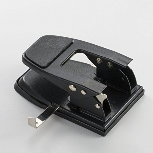 Officemate Heavy Duty 2-Hole Punch, Padded Handle, Black, 50-Sheet Capacity (90082), Model Number: 90082