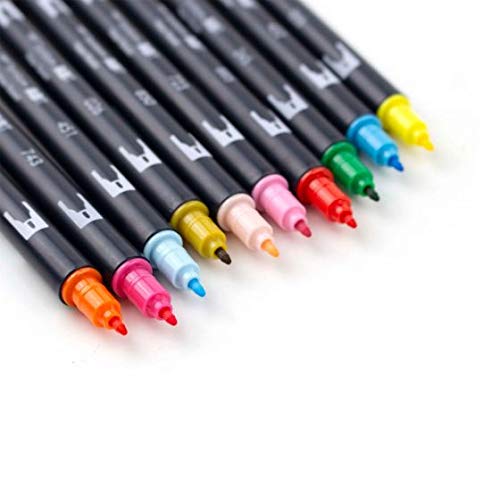 Tombow Pen Celebration Dual Brush Markers, 10-Pack, 10 Piece
