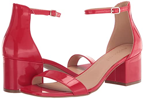 Madden Girl Women's Sydneyy Heeled Sandal, Red Patent, 6