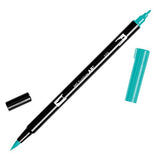 Tombow Dual Brush Pen Art Marker, 373 - Sea Blue, 1-Pack