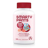 SmartyPants Kids Formula Daily Gummy Multivitamin: Vitamin C, D3, and Zinc for Immunity, Gluten Free, Omega 3 Fish Oil, Vitamin B6, B12, Cherry Berry, 120 Count (30 Day Supply)