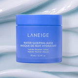 LANEIGE Water Sleeping Mask Overnight Gel, Replenishes Skin to Brighten, Clarify, Hydrate and Strengthen Skin's Moisture Barrier with Sleep-biome technology and Squalane, 2.4 fl. oz.