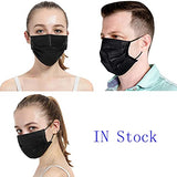 500PCS 3 ply black disposable masks filter mask
