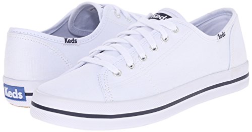 Keds Women's Kickstart Fashion Sneaker,White,8 M US