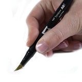 Tombow Dual Brush Pen Art Marker, N57 - Warm Gray 5, 1-Pack