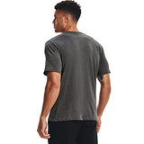 Under Armour Men's Sportstyle Left Chest Short Sleeve T-shirt , Charcoal Medium Heat (019)/Black