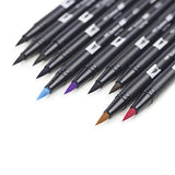 Tombow 56197 Dual Brush Pen Art Markers, Desert Flora, 10-Pack. Blendable, Brush and Fine Tip Markers