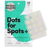 Dots for Spots Hydrocolloid Acne Patch - Pack of 24 Invisible Pimple Patches - Zit Spot Treatment Stickers for Face and Body - Fast-Acting, Vegan & Cruelty Free Skin Care