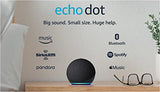 Echo Dot (4th Gen, 2020 release) | Smart speaker with Alexa | Charcoal