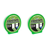 FROGTAPE 1358463 Multi-Surface Painter's Tape with PAINTBLOCK, Medium Adhesion, 0.94" Wide x 60 Yards Long, Green (Pack of 2)