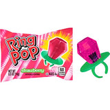 Ring Pop Individually Wrapped Bulk Lollipop Variety Party Pack – 20 Count Lollipop Halloween Suckers W/ Assorted Fruity Flavors - Fun Candy For Halloween Candy Bowls, Parties & Trick Or Treating Bags