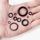 TWCC 770 Pcs Rubber O Rings Kit 18 Size Universal Nitrile NBR Washer Gasket Assortment Set for Automotive Faucet Pressure Plumbing Sealing Repair,Air or Gas Connections,Resist Oil and Heat