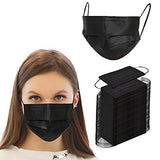 500PCS 3 ply black disposable masks filter mask