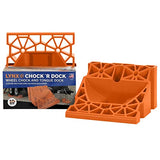Tri-Lynx 00030 Chock 'R Dock,Orange