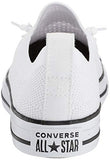 Converse Women's Chuck Taylor All Star Shoreline Knit Slip On Sneaker, White/Black/White, 9 M US