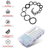 TWCC 770 Pcs Rubber O Rings Kit 18 Size Universal Nitrile NBR Washer Gasket Assortment Set for Automotive Faucet Pressure Plumbing Sealing Repair,Air or Gas Connections,Resist Oil and Heat
