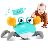 Baby Toys Infant Crawling Crab: Tummy Time Toy Gifts 3 4 5 6 7 8 9 10 11 12 Babies Boy Girl 3-6 6-12 Learning Crawl 9-12 12-18 Walking Toddler 36 Months Old Music Development Interactive Birthday Gift