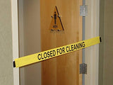 Closed for Cleaning Sign - Nylon Banner with Magnetic Ends