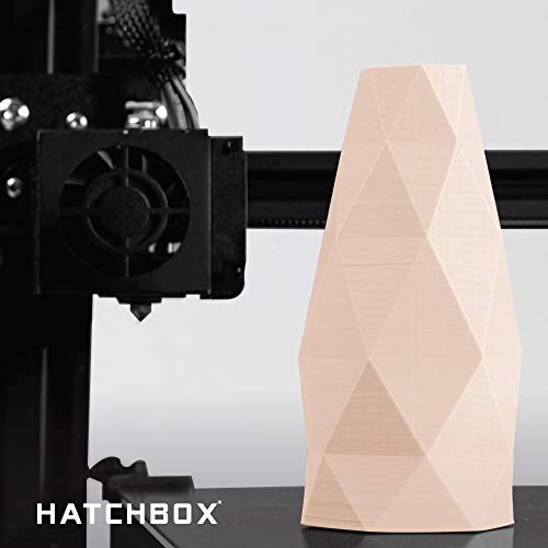 HATCHBOX 1.75mm Beige PLA 3D Printer Filament, 1 KG Spool, Dimensional Accuracy +/- 0.03 mm, 3D Printing Filament