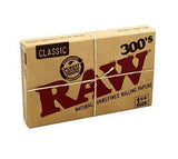 RAW 300 Classic 1.25 1 1/4 Size Rolling Papers, 300 Count (Pack of 1)