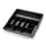 Officemate Recycled Expandable Drawer Tray, 10 3/8 W - 16 W, Black (26372)