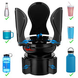 Car Cup Holder Expander for Car [Heavy-Duty] with Adjustable Base and Holder, Cup Coaster, Compatible with Hydro Flask, Yeti Ramblers 10-50 oz. Most Bottles in 2.6