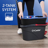 O-Cedar EasyWring RinseClean Microfiber Spin Mop & Bucket Floor Cleaning System, Grey