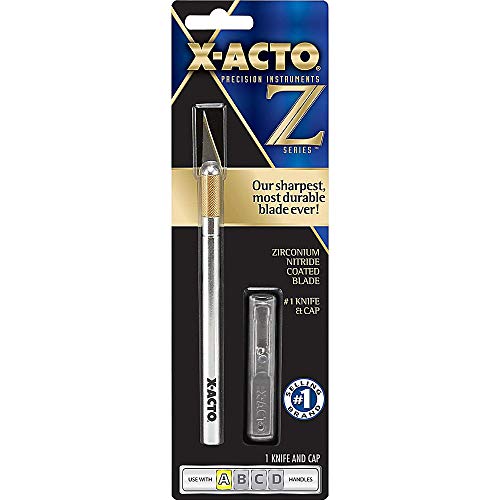 X-Acto No 1 Precision Knife | Z-Series, Craft Knife, with Safety Cap, #11 Fine Point Blade, Easy-Change Blade System