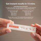iHealth COVID-19 Antigen Rapid Test, 2 Tests per Pack,FDA EUA Authorized OTC At-home Self Test, Results in 15 Minutes with Non-invasive Nasal Swab, Easy to Use & No Discomfort