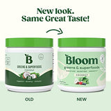 Bloom Nutrition Green Superfood | Super Greens Powder Juice & Smoothie Mix | Complete Whole Foods (Organic Spirulina, Chlorella, Wheat Grass), Probiotics, Digestive Enzymes, & Antioxidants (Coconut)